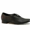 Men's shoes leather, 1" heel